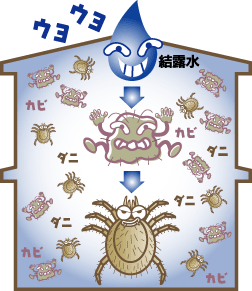 家づくり と カビ ダニ 市川市の工務店daishu 二世帯住宅もお任せください 自然素材 高耐震 高断熱の注文住宅 家づくり と カビ ダニ 市川市の工務店daishu 二世帯住宅もお任せください 自然素材 高耐震 高断熱の注文住宅