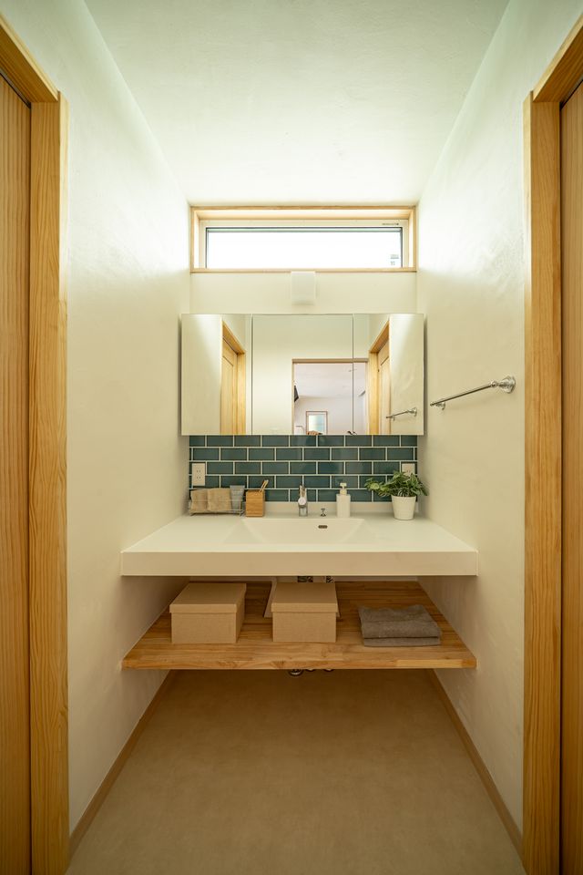 注文住宅だからこそ叶う、オンリーワンの造作洗面台