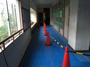 小学校の改修工事