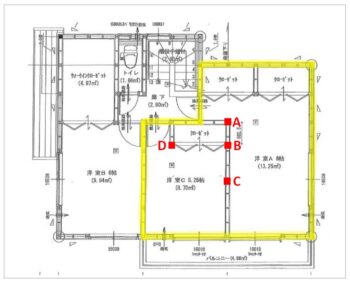 ２部屋→広々１部屋へ　リノベーション工事@市川市①