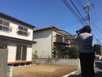 完成建物の撮影を行いました。