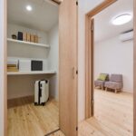 2階ホールに大容量の収納を計画