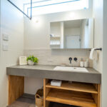 ご要望を形にした洗面室の造作