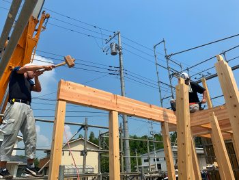 A様邸　上棟致しました。