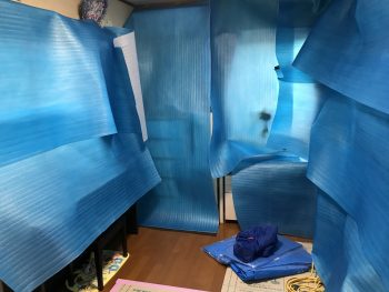 子供部屋の間仕切り壁工事＠市川市