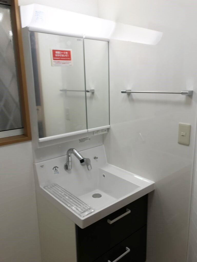 洗面室の改修工事