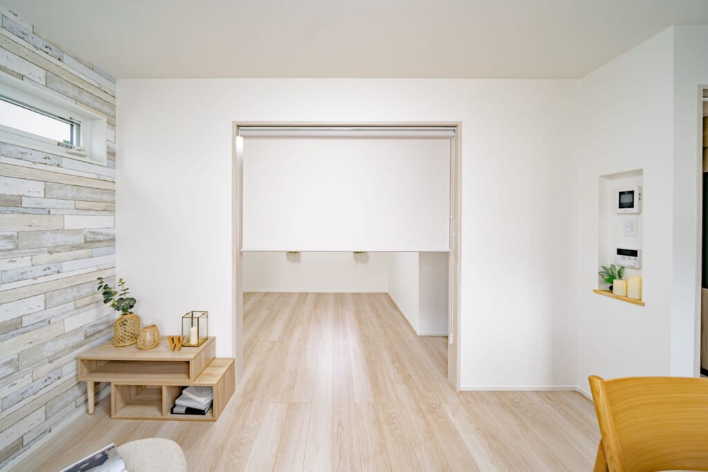 ご家族みんなにやさしい、開閉しやすい各部屋の間仕切り