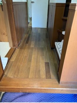 江戸川区　Y様邸　廊下フローリング上貼リフォーム工事