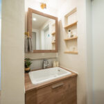 1階洗面の右手がランドリールーム