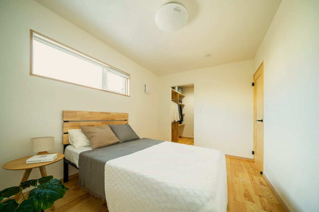 自然素材に包まれて心地よい眠りへ